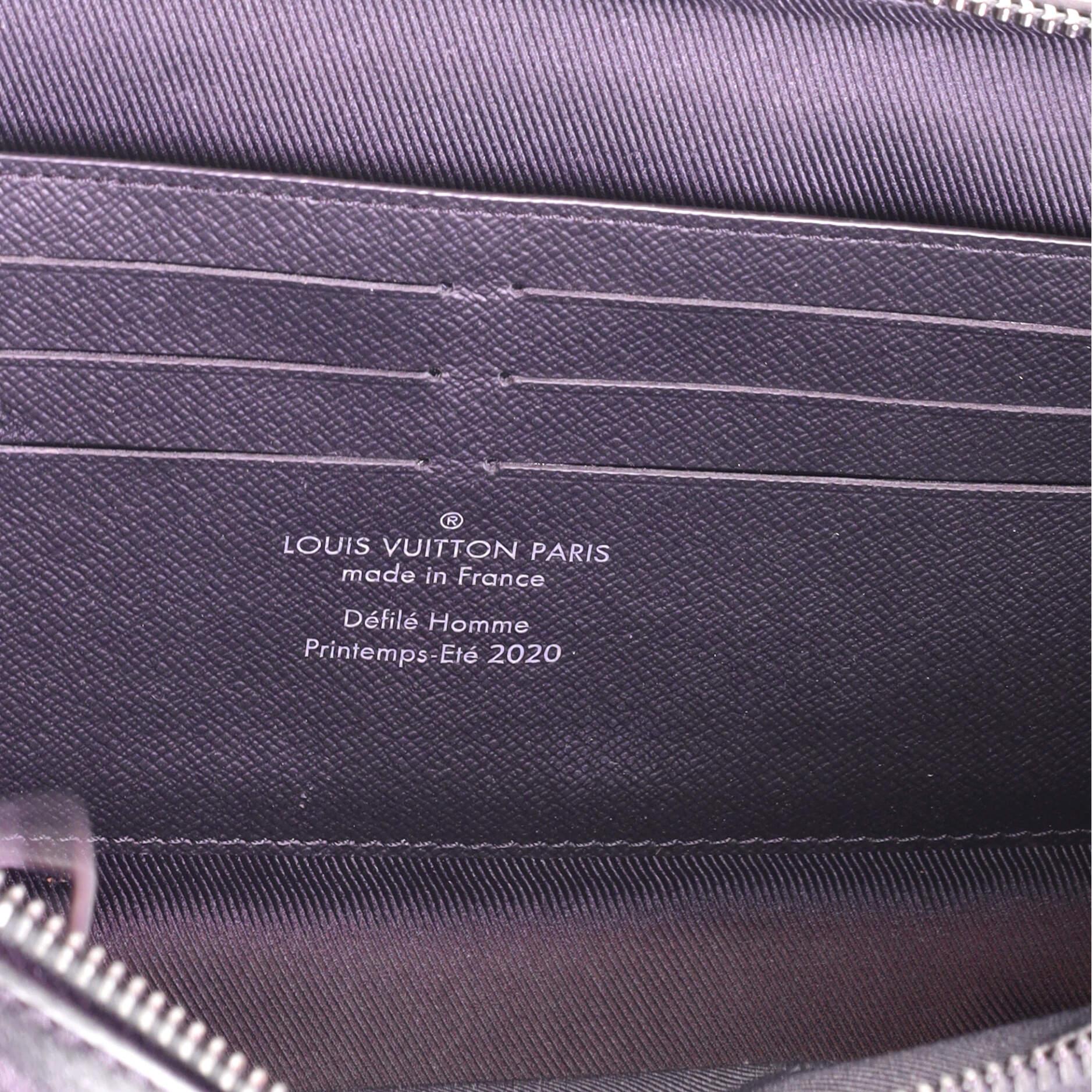 Black Louis Vuitton Soft Trunk Clutch Monogram Tuffetage Canvas