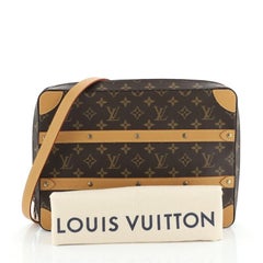 Louis Vuitton Soft Trunk Messenger Bag Monogram Canvas MM