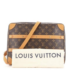 Louis Vuitton Soft Trunk Messenger Bag Monogram Canvas MM