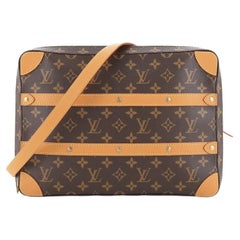 Louis Vuitton Soft Trunk Messenger Bag Monogram Canvas MM