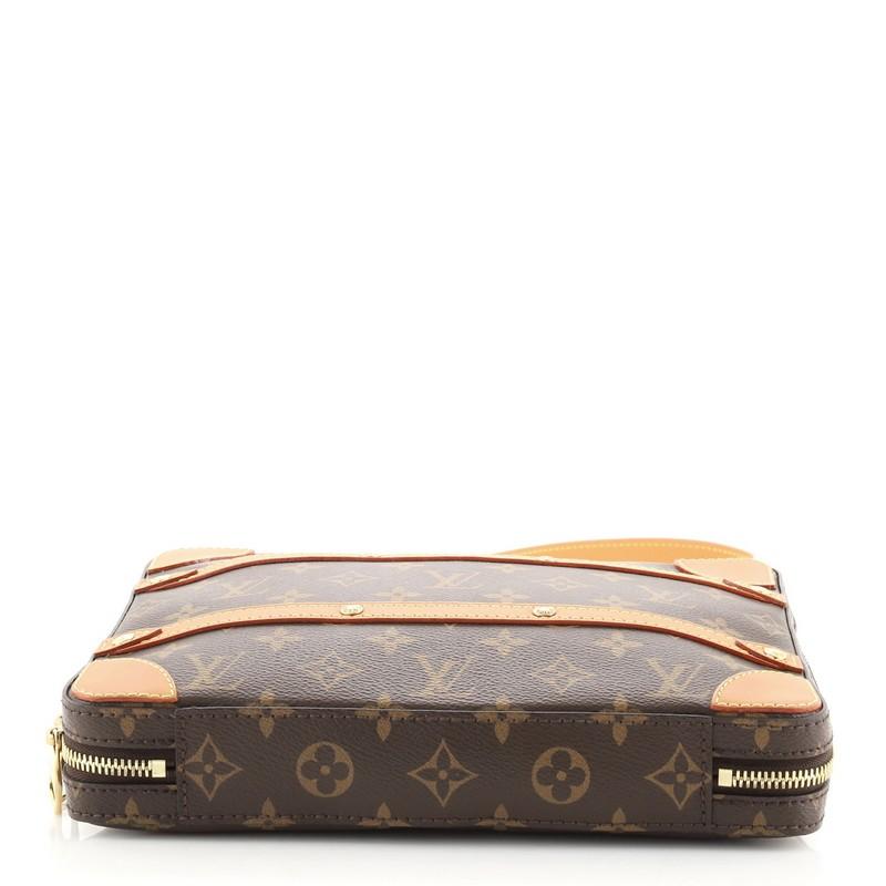 Brown Louis Vuitton Soft Trunk Messenger Bag Monogram Canvas PM