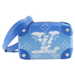 Louis Vuitton Soft Trunk Necklace Wallet Limited Edition Monogram Clouds