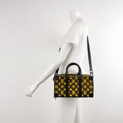 Louis Vuitton Soft Trunk Speedy Monogram Tuffetage Gelb