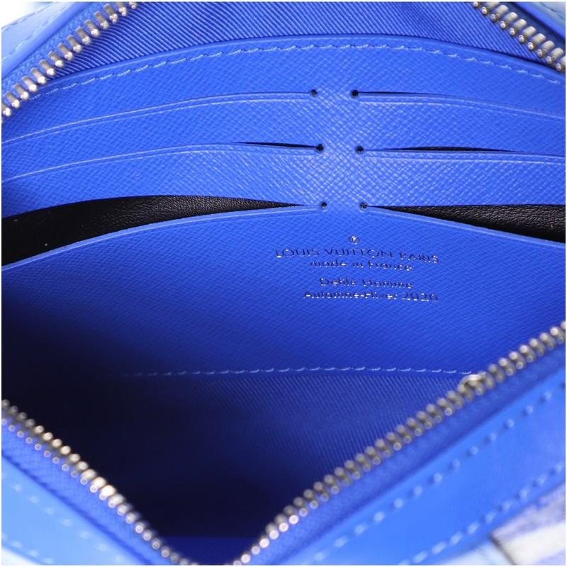 Blue Louis Vuitton Soft Trunk Wallet Limited Edition Monogram Clouds
