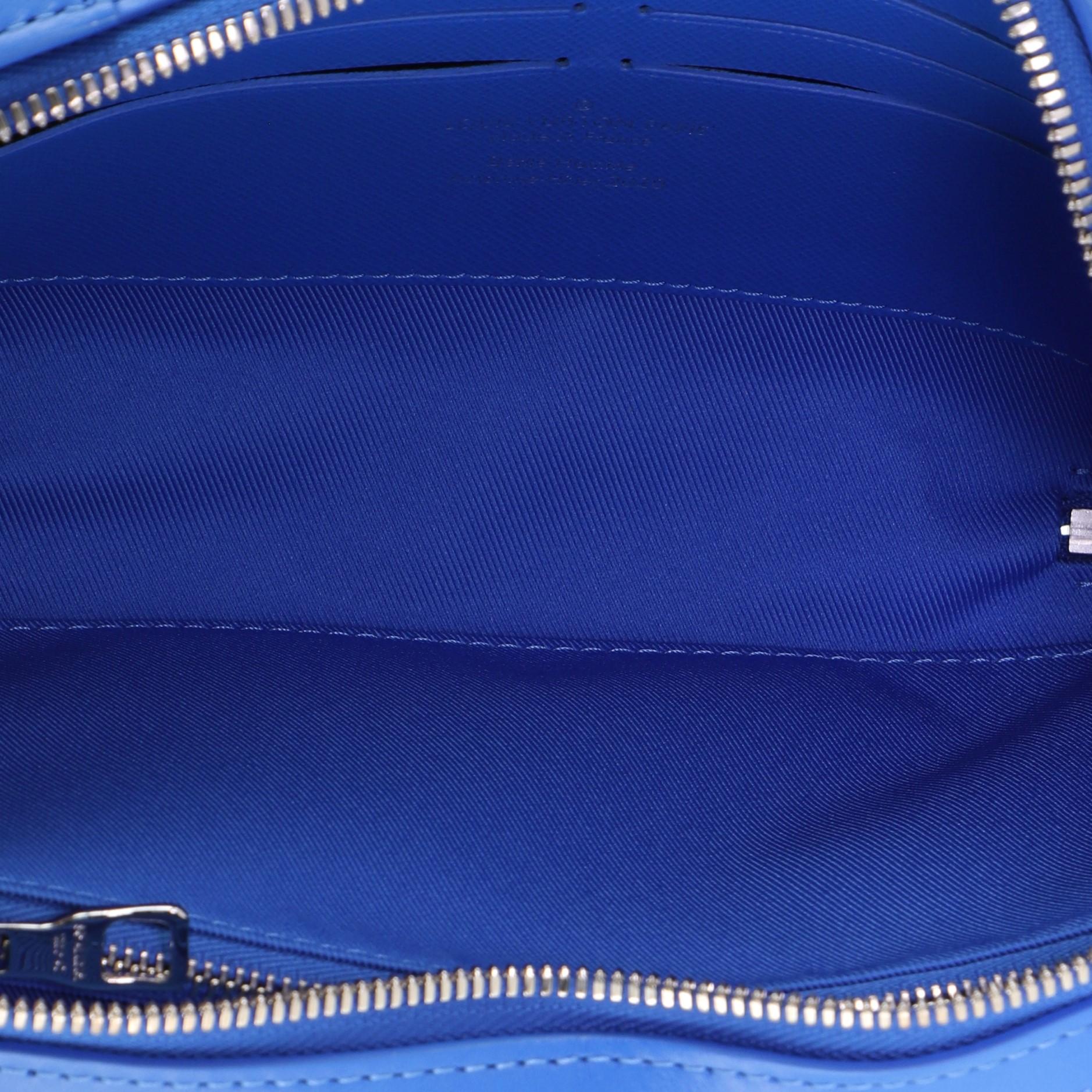 Blue Louis Vuitton Soft Trunk Wallet Limited Edition Monogram Clouds
