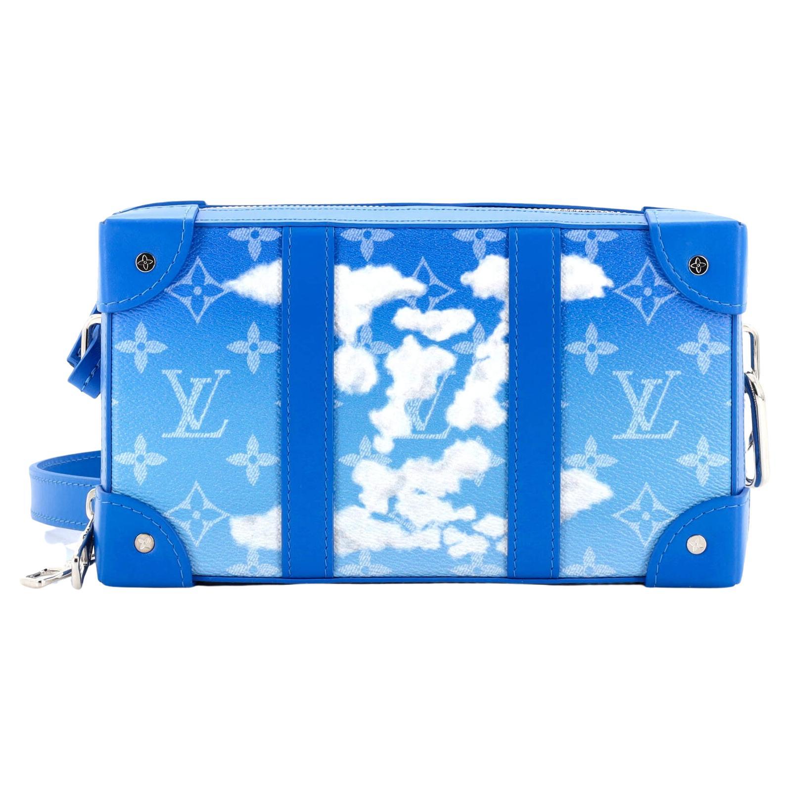 Louis Vuitton Slender Wallet Clouds Monogram Blue for Men
