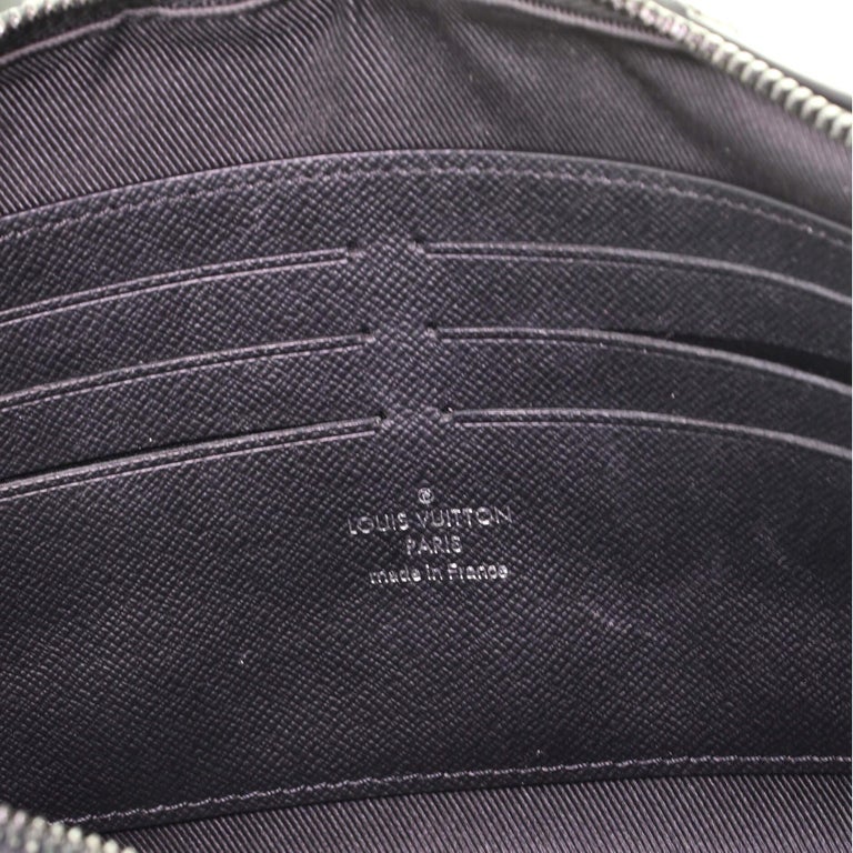 Louis Vuitton Wallet Trunk Monogram Eclipse Canvas Soft Trunk
