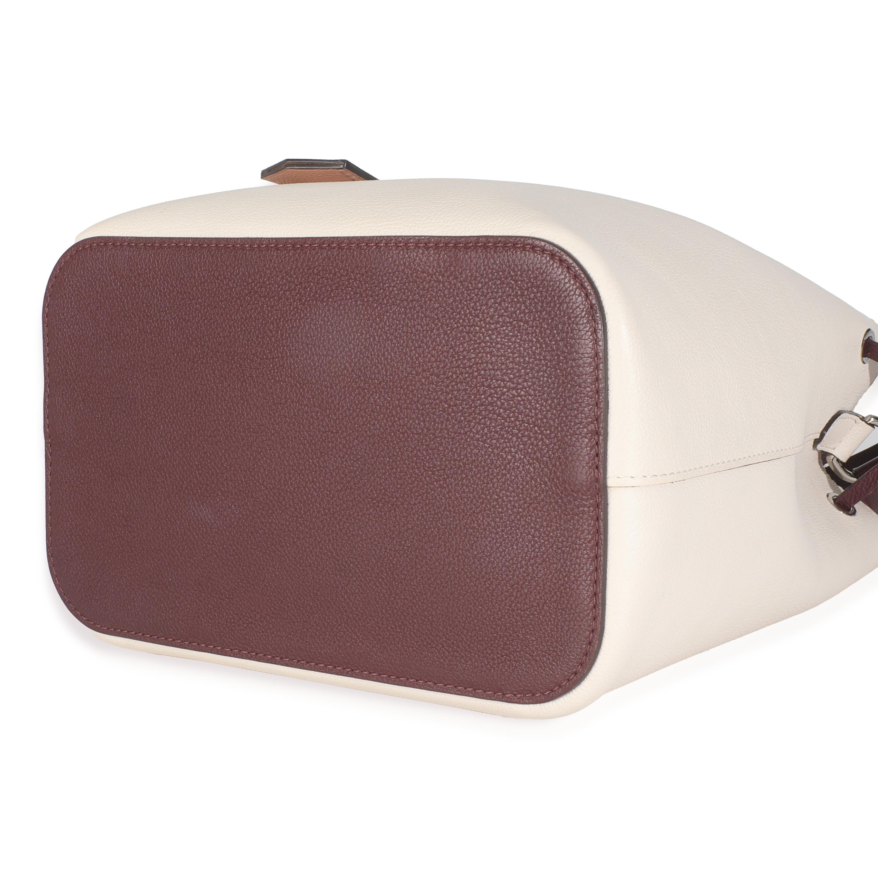 Women's Louis Vuitton Soie Quartz Calla Calfskin Lockme Bucket Bag For Sale