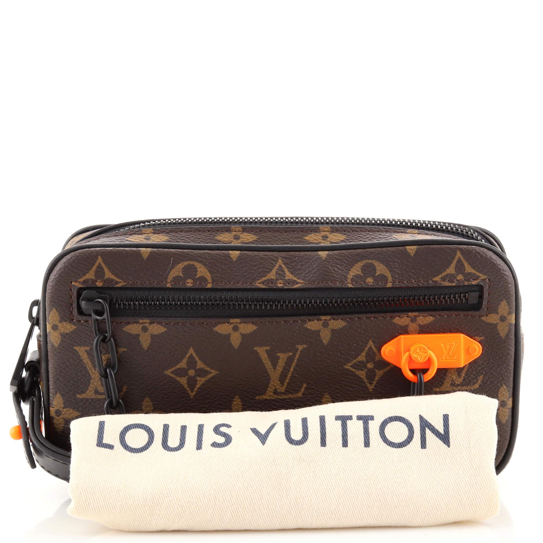 Louis Vuitton Volga On Strap Bag Monogram Eclipse Canvas with Monogram  Leather at 1stDibs