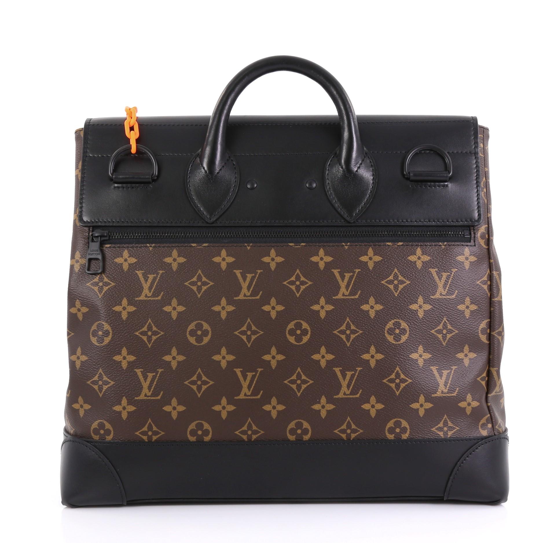 Black Louis Vuitton Solar Ray Steamer Bag Monogram Canvas PM