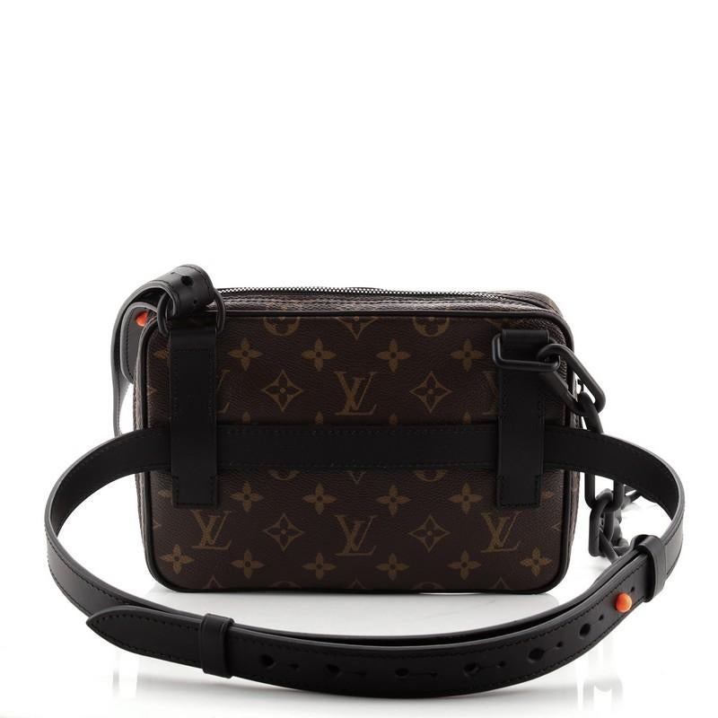 Black Louis Vuitton Solar Ray Utility Front Bag Monogram Canvas