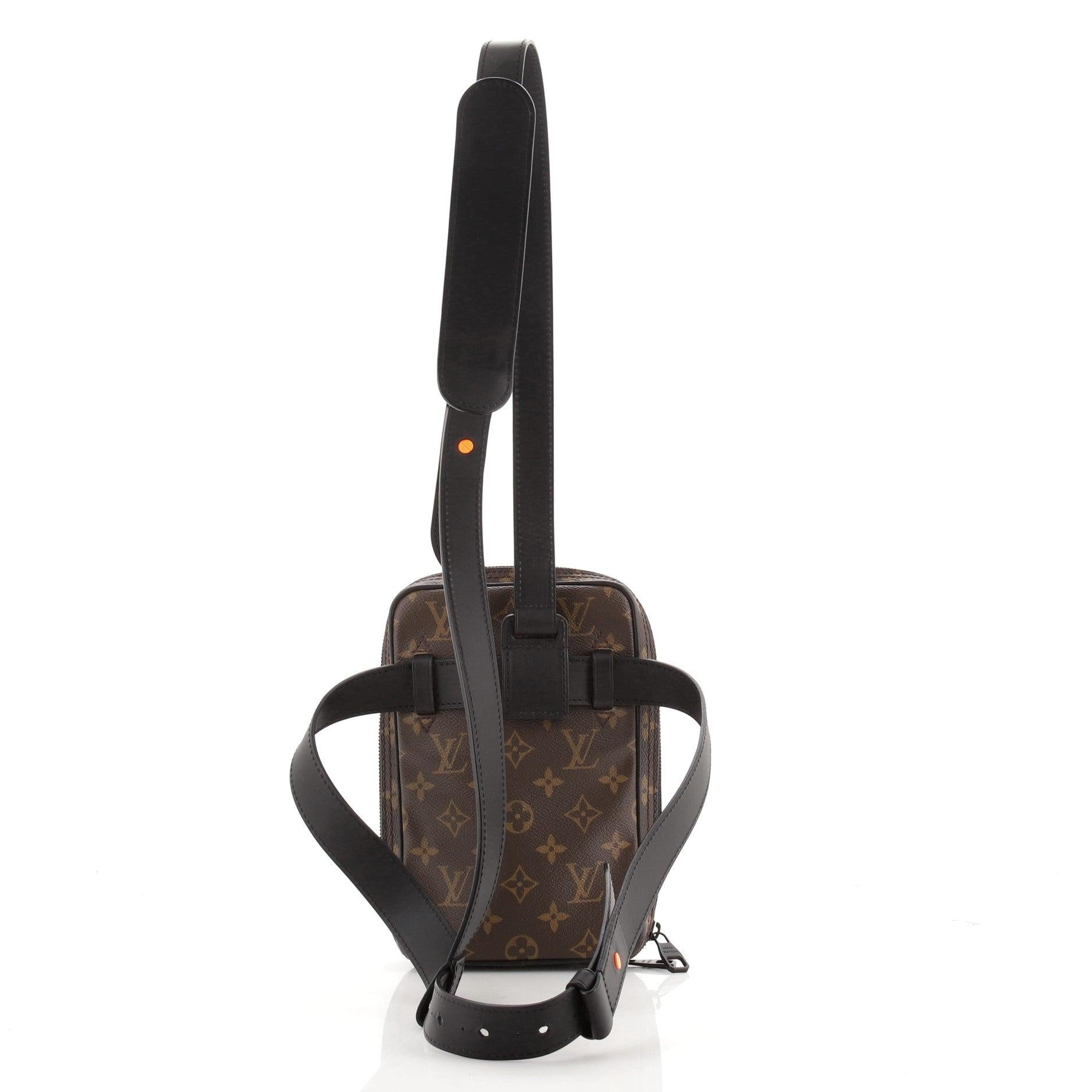 Black Louis Vuitton Solar Ray Utility Side Bag Monogram Canvas