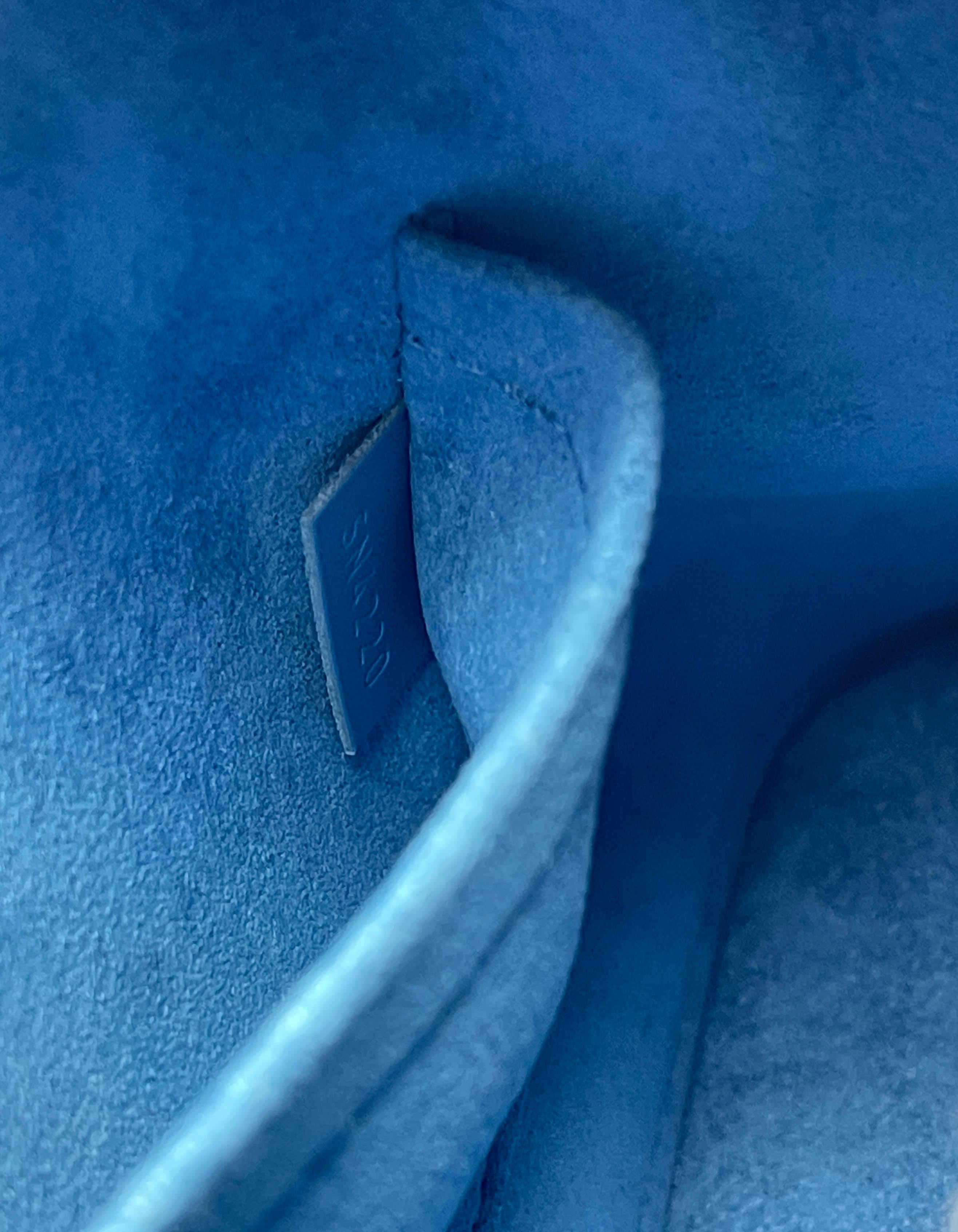 Louis Vuitton SOLD OUT Bleuet Blue Epi Jacquard Alma BB Crossbody Bag 2