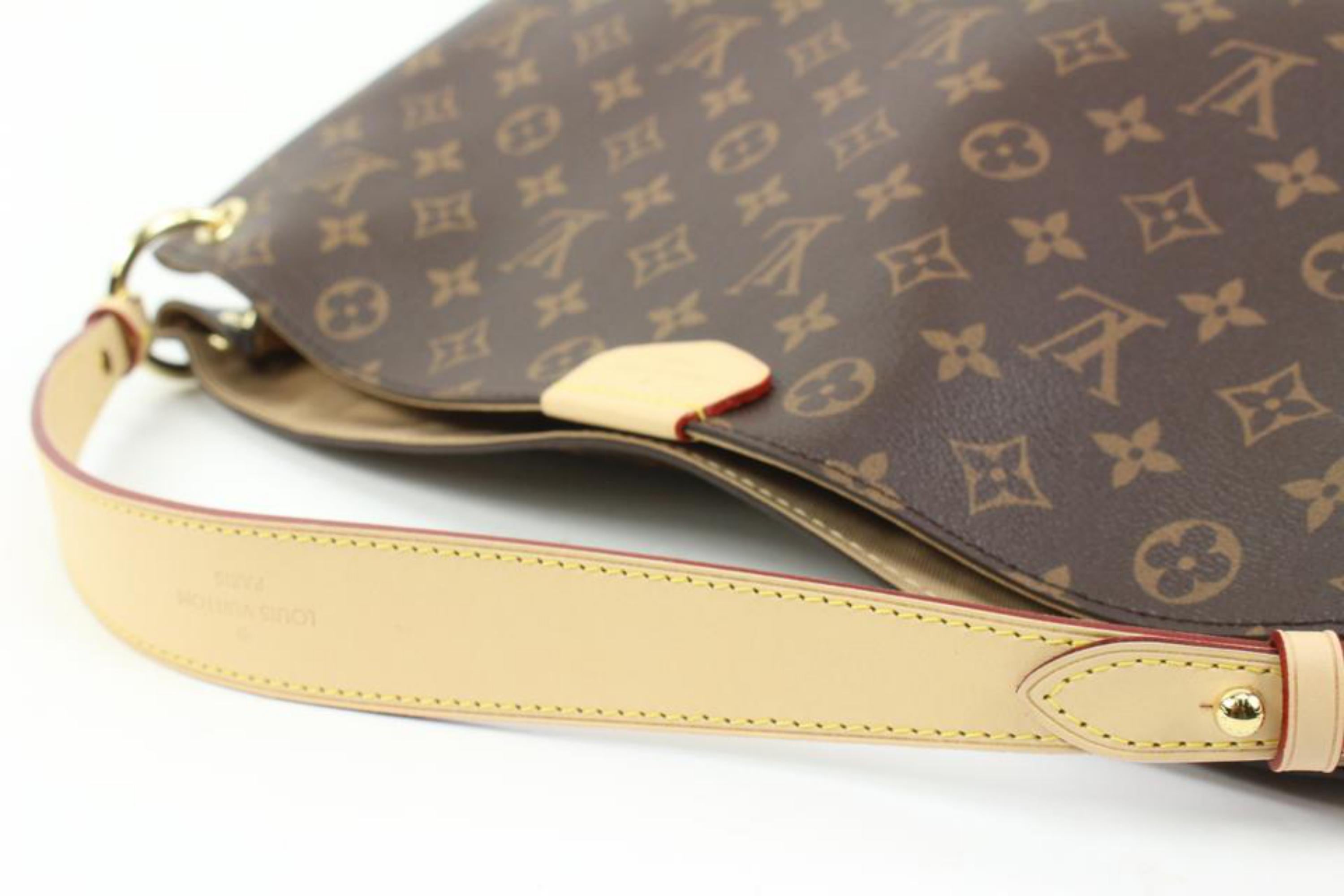 Brown Louis Vuitton Sold Out Everywhere Brand New 2022 Monogram Graceful MM Hobo s27lv