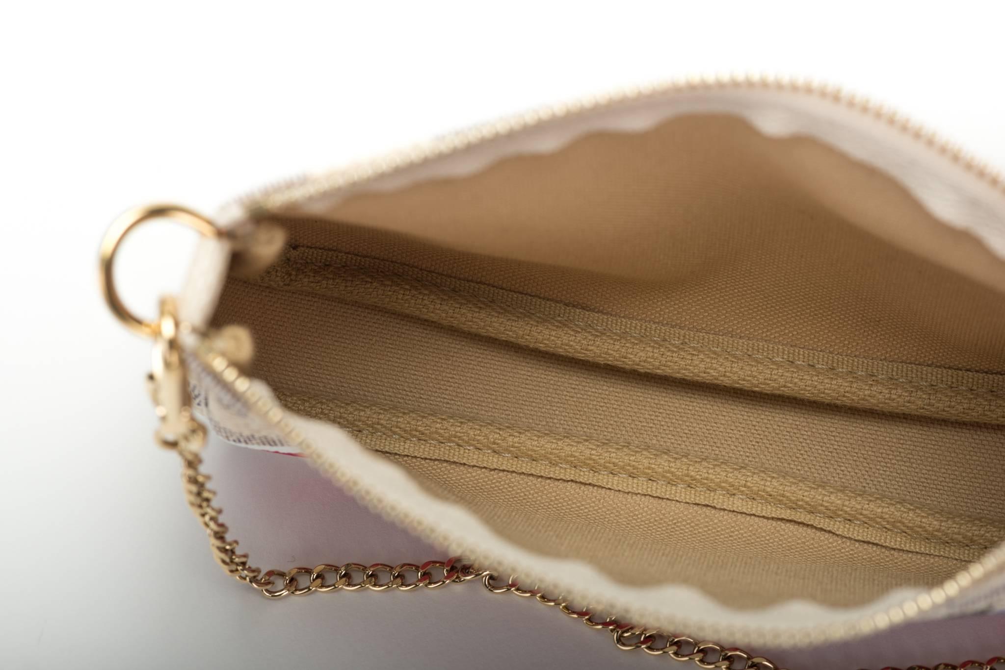 Louis Vuitton Sold Out Mini Pouchette Giraffe Bag In New Condition In West Hollywood, CA