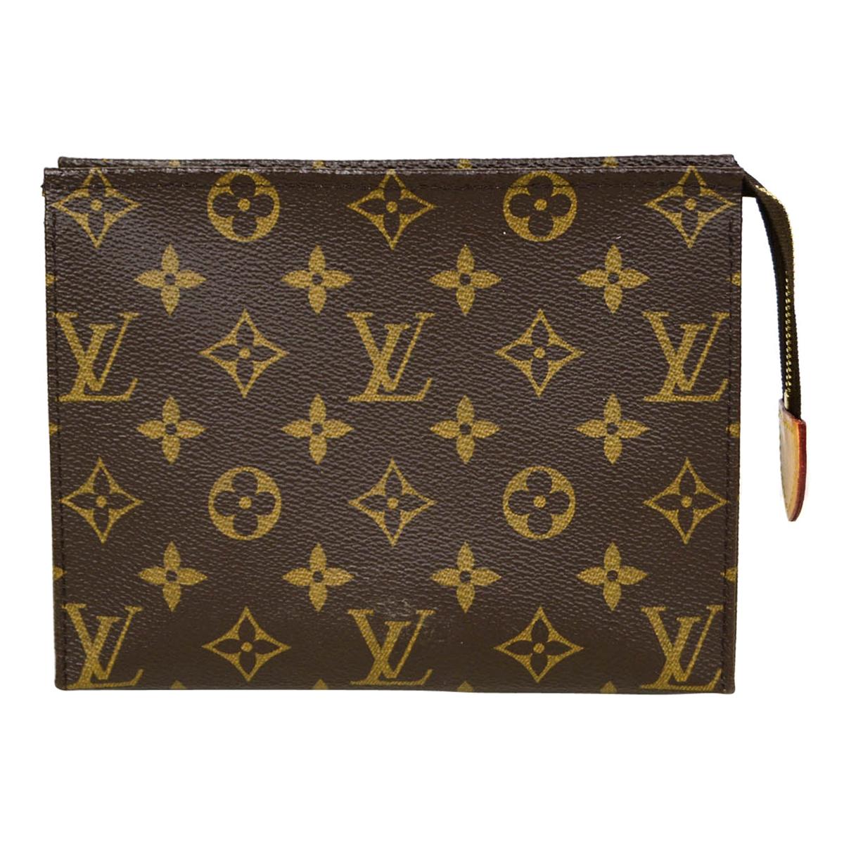 Louis Vuitton SOLD OUT Monogram Coated Canvas Toiletry Pouch 19 Cosmetic Bag