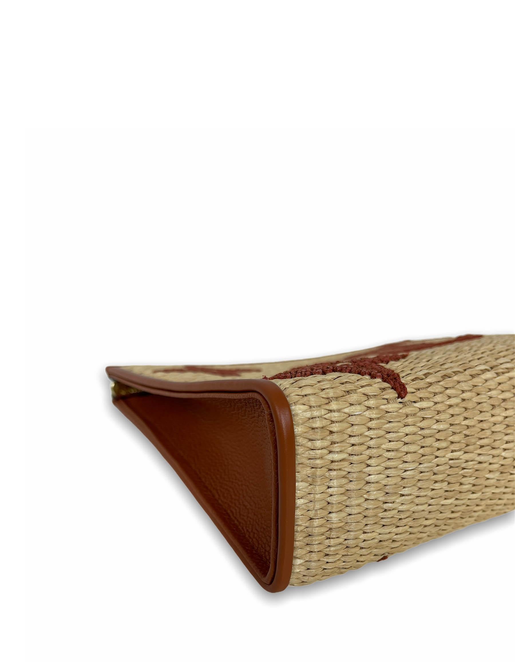louis vuitton rattan clutch