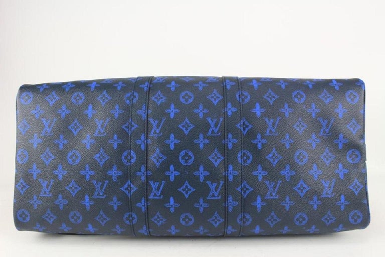 Louis Vuitton Keepall Bandoulière 25 Crystal Blue autres Toiles Monogram