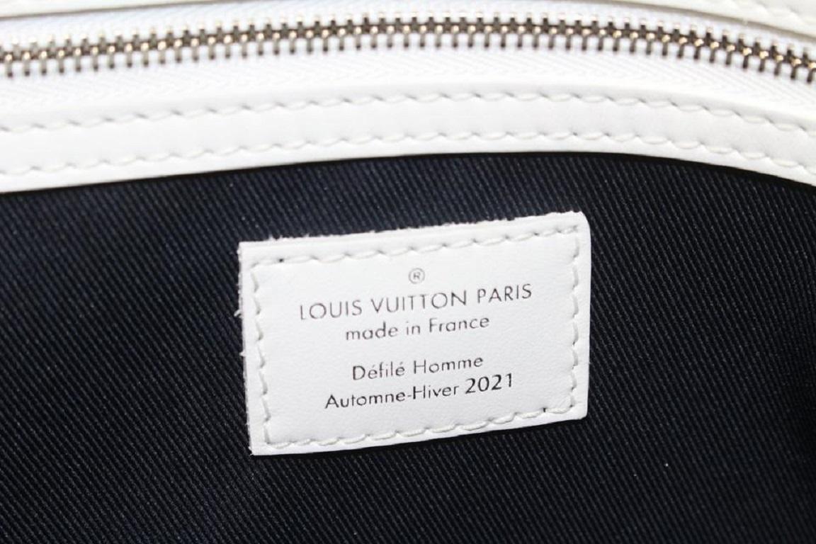 Gray Louis Vuitton Somewhere Somehow Blue Monogram Keepall Bandouliere 50 Duffle
