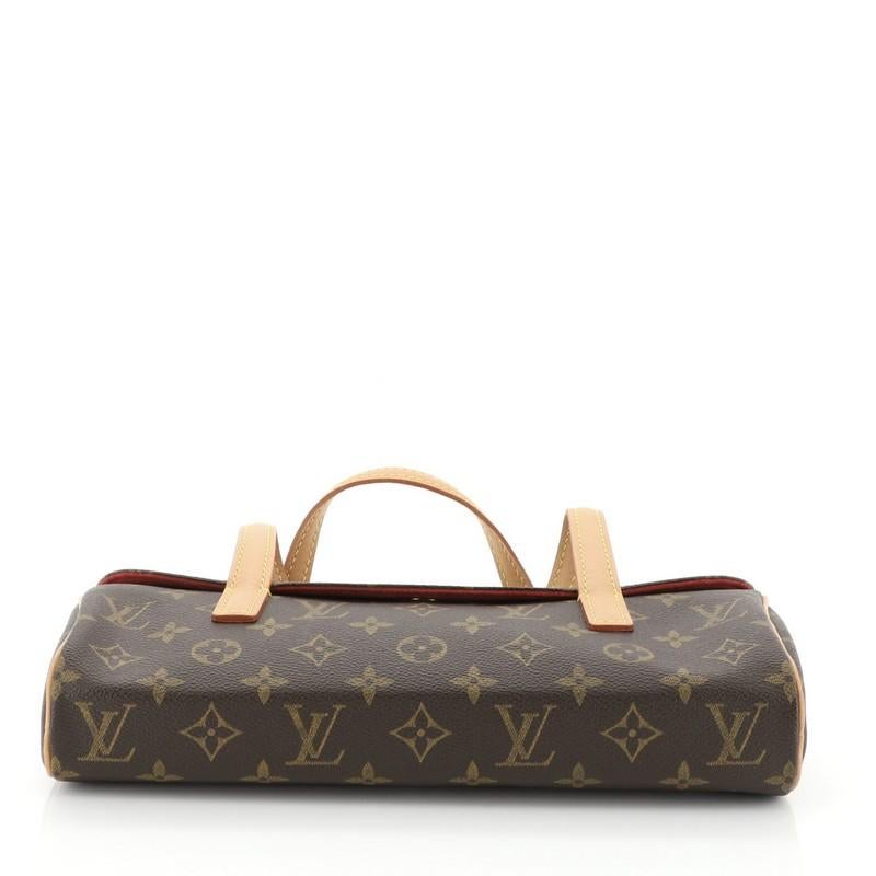 Louis Vuitton Sonatine Handbag Monogram Canvas In Good Condition In NY, NY