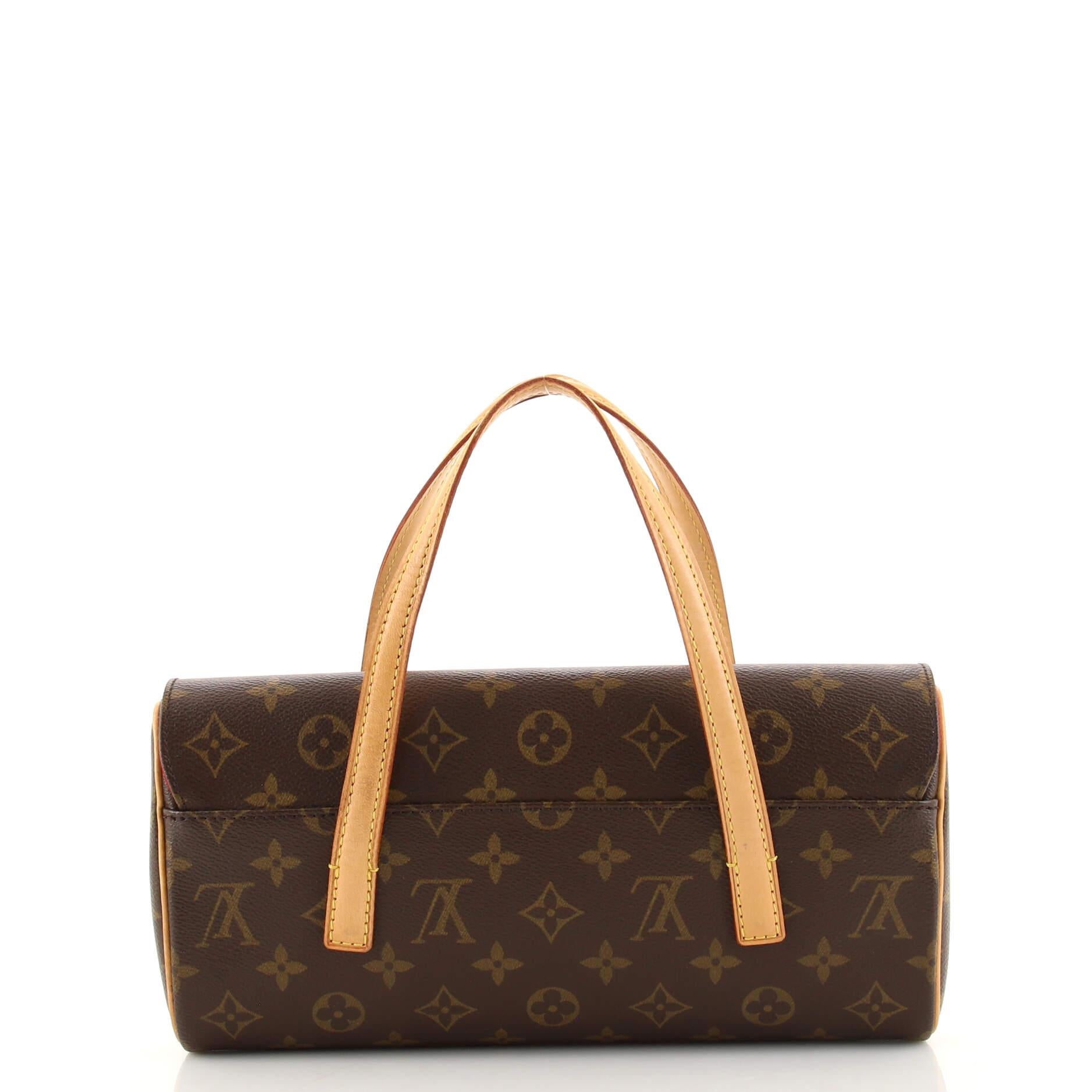 Women's or Men's Louis Vuitton Sonatine Handbag Monogram Canvas