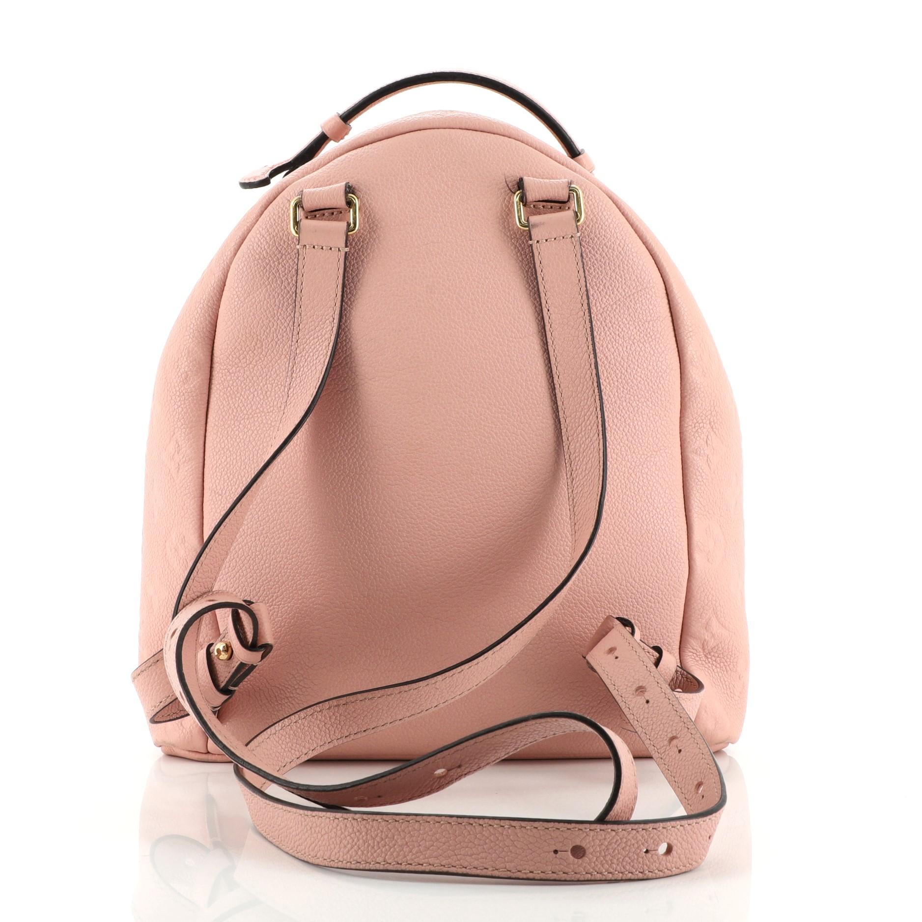 lv pink backpack