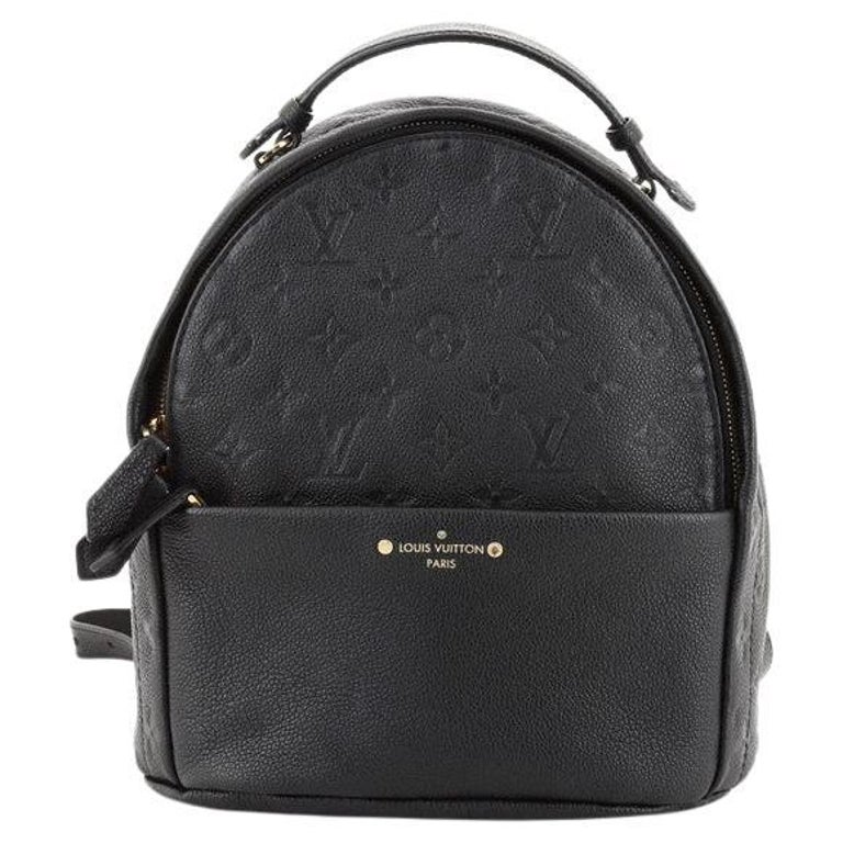 Louis Vuitton Black Empreinte Leather Sorbonne Backpack at 1stDibs