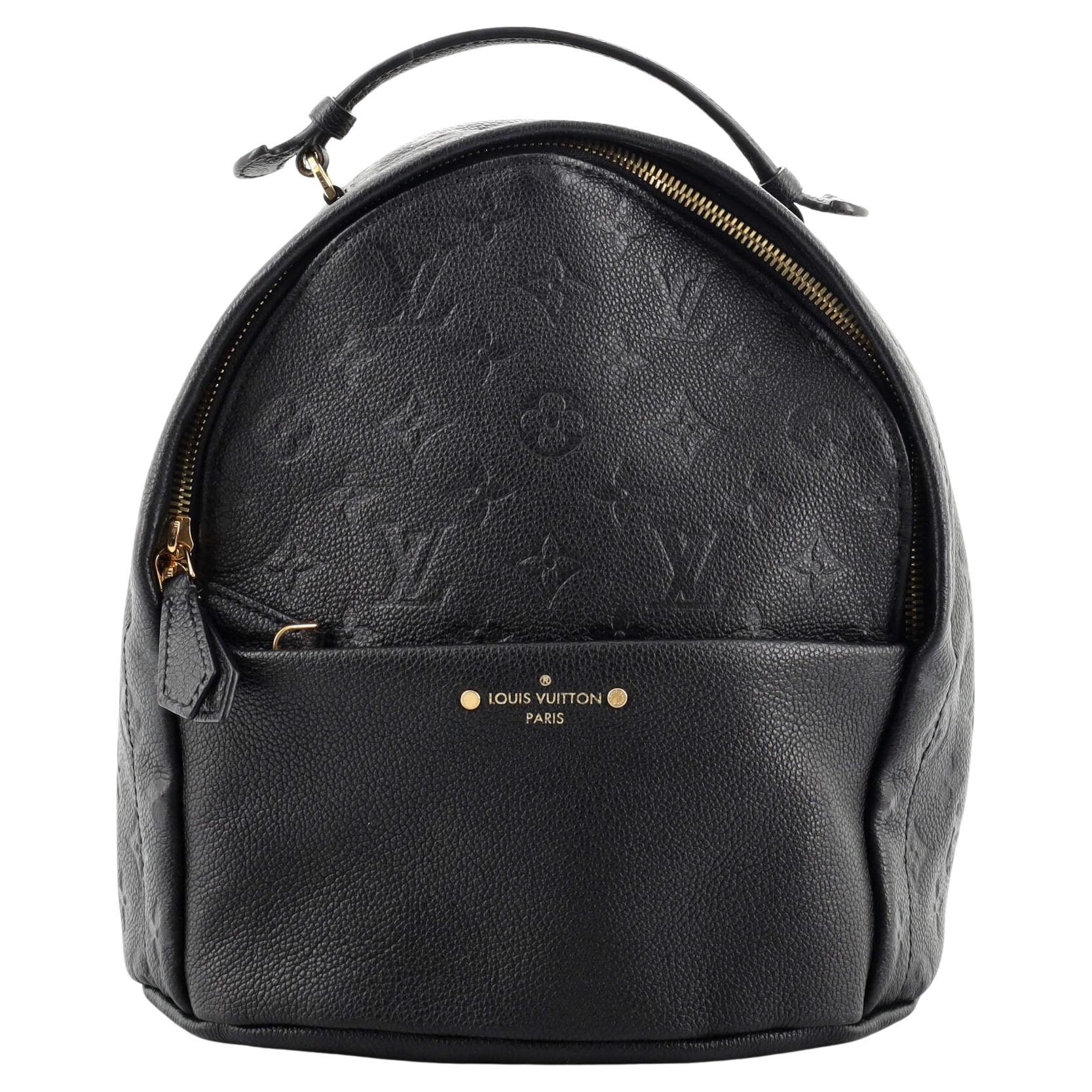 Black Louis Vuitton Monogram Empreinte Sorbonne Backpack