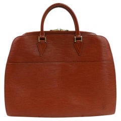 Louis Vuitton Sorbonne Kenya 870663 Brown Epi Leather Satchel