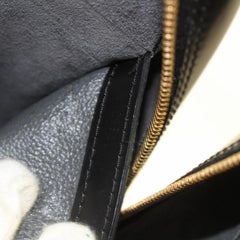 Louis Vuitton Sorbonne Noir Dome Satchel 869378 Black Leather Weekend/Travel Bag