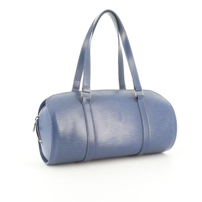 Louis Vuitton 2005 Soufflot Epi Bag

Good condition, shows light signs of use and wear
Blue epi leather, blue alcantara lining, silver tone metal hardware

Additional information:
Designer: Louis Vuitton
Dimensions:  Height 18 cm / 7