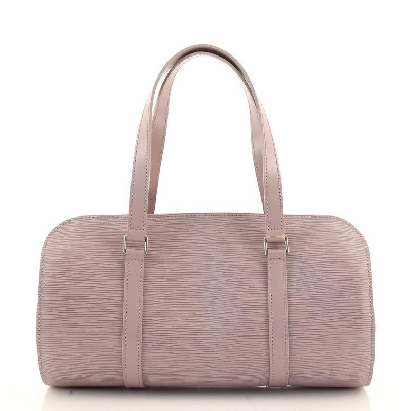 Brown Louis Vuitton Soufflot Handbag Epi Leather