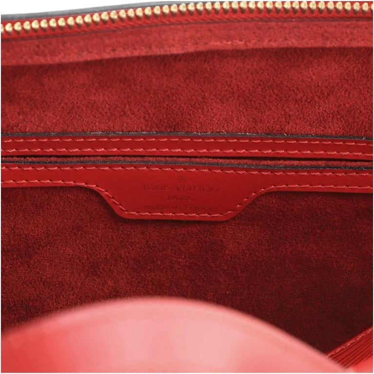 Louis Vuitton Soufflot Handbag Epi Leather 4