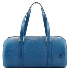 Louis Vuitton Epi Leather Soufflot MM Satchel (SHF-16088)