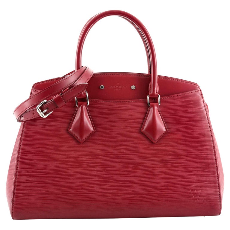 Louis Vuitton, Bags, Louis Vuitton Soufflot Red Epi Leather Set
