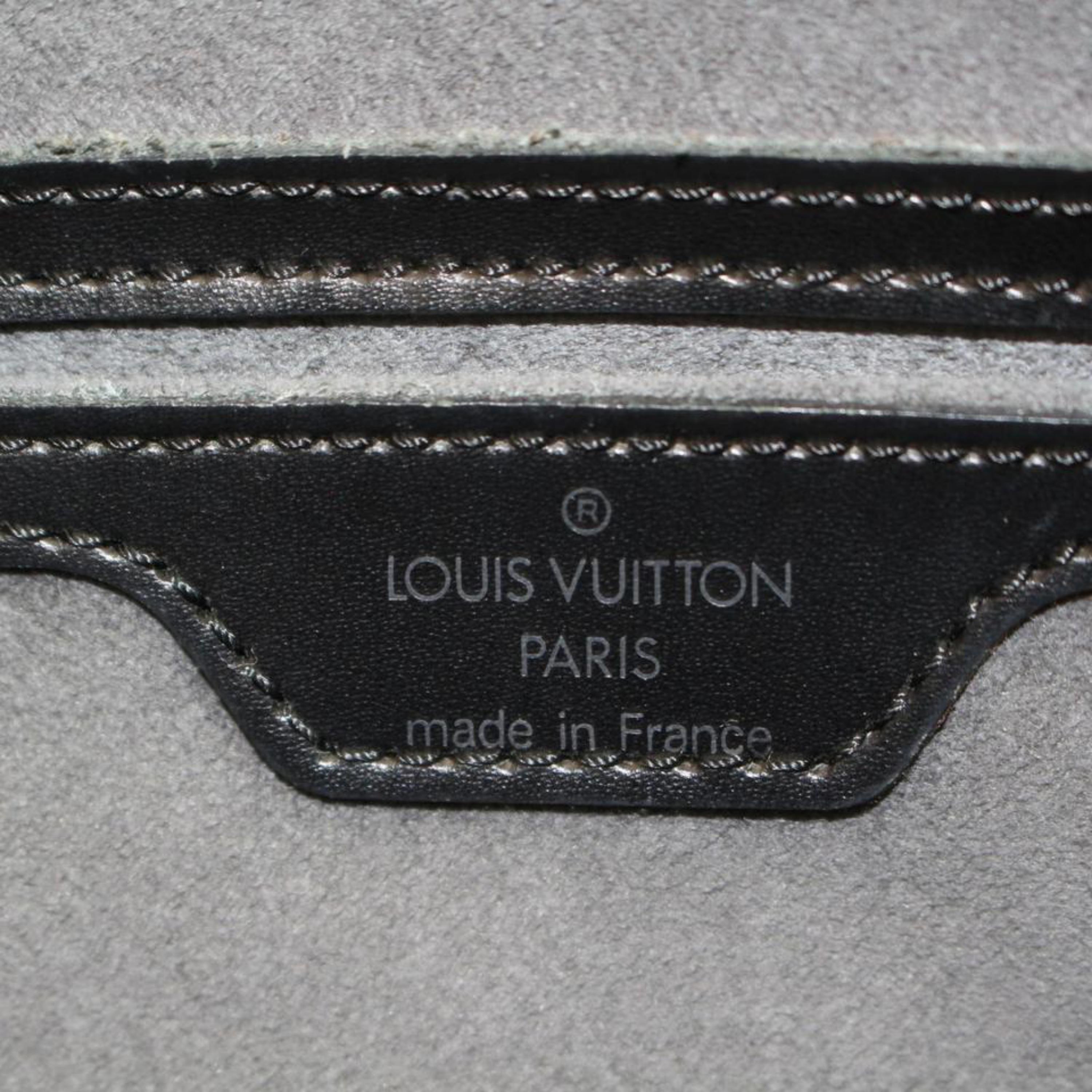 Women's Louis Vuitton Soufflot Noir with Mini Pouch 868635 Black Leather Shoulder Bag For Sale