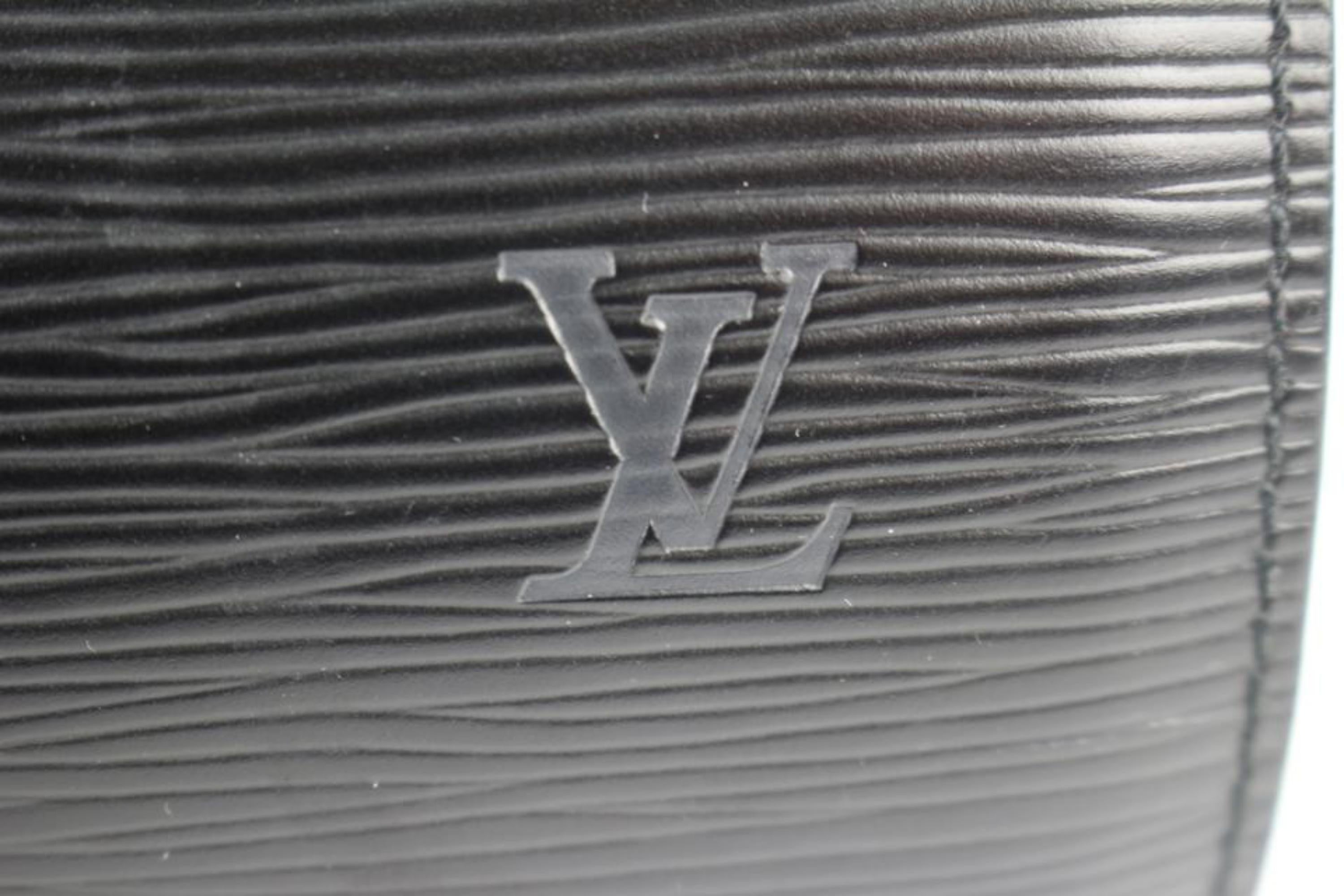 Louis Vuitton Soufflot Noir with Pouch 5le0104 Black Leather Shoulder Bag For Sale 6