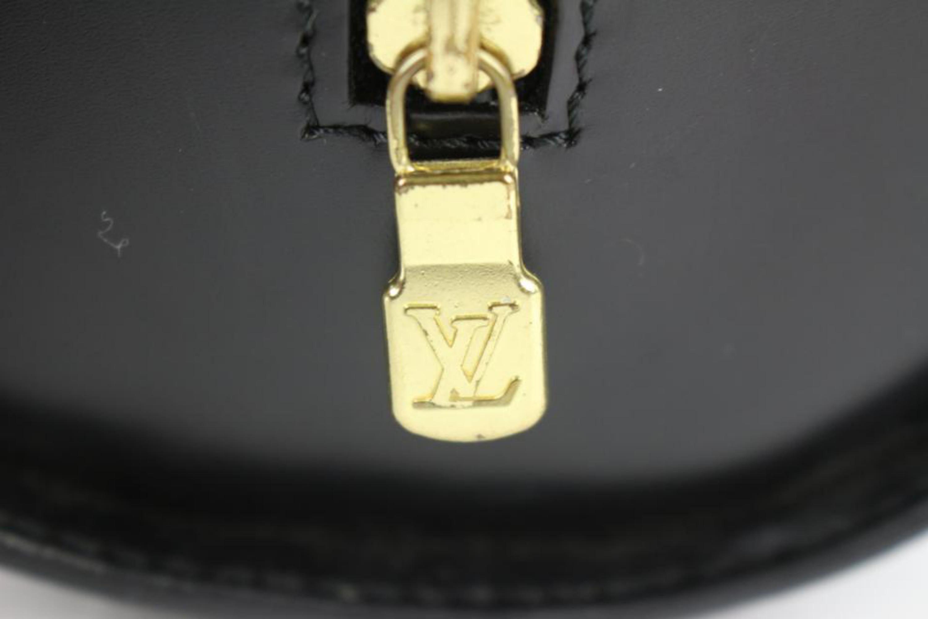 Louis Vuitton Soufflot Noir with Pouch 5le0104 Black Leather Shoulder Bag For Sale 1
