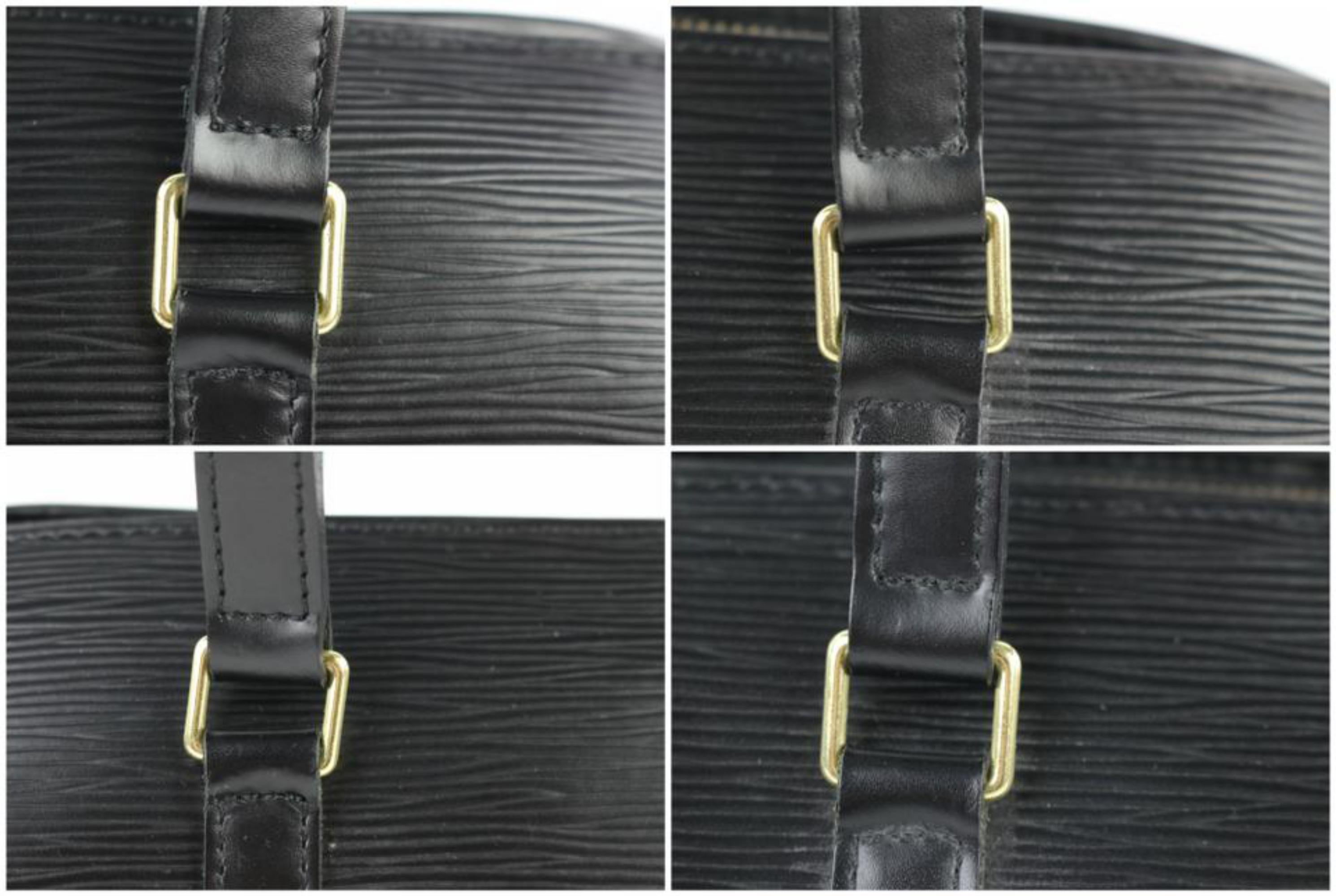 Louis Vuitton Soufflot Noir with Pouch 5le0104 Black Leather Shoulder Bag For Sale 5