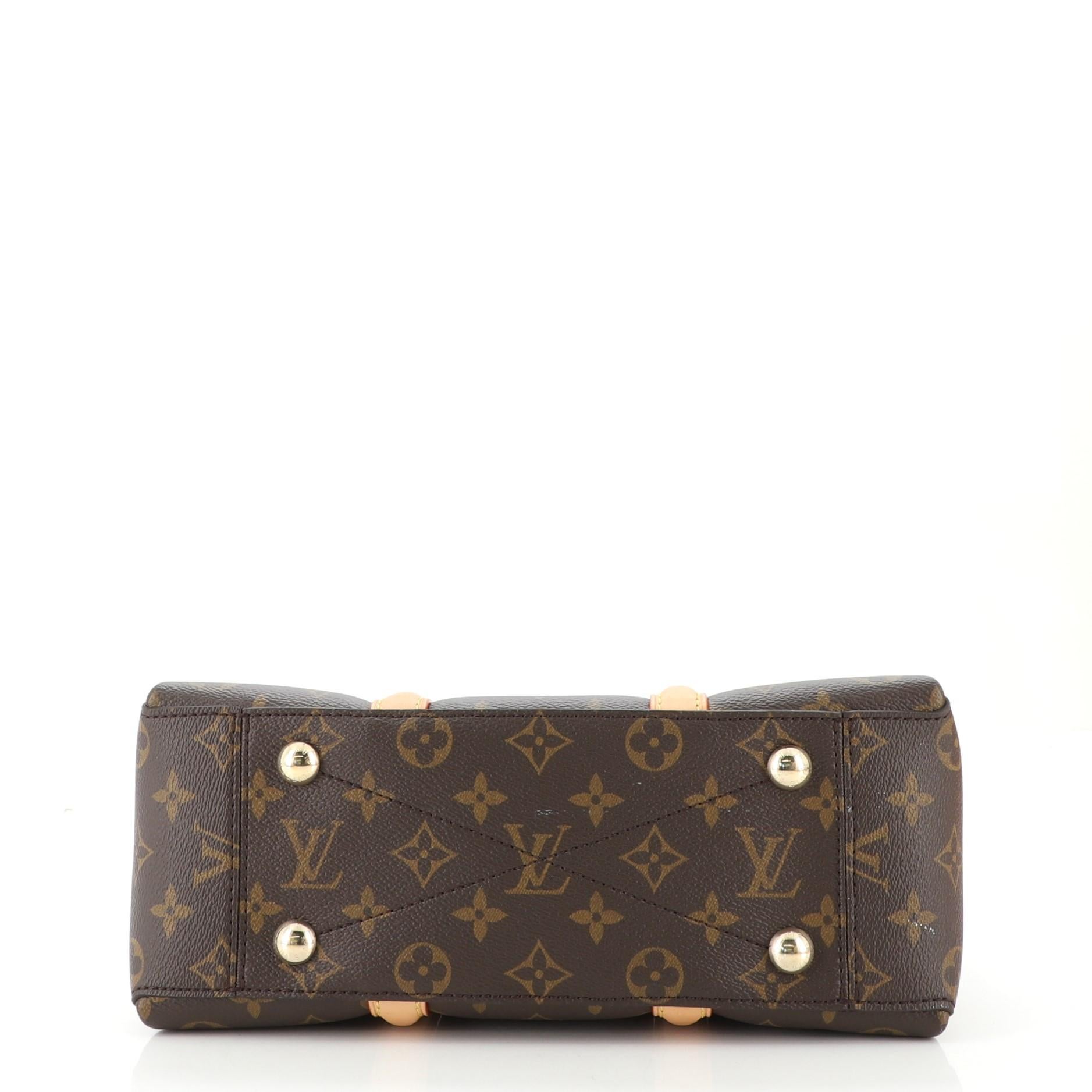 Black Louis Vuitton Soufflot Tote Monogram Canvas BB