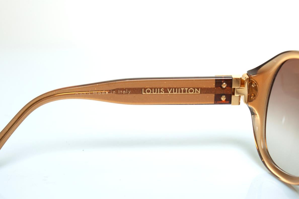 Louis Vuitton, occhiali da sole Soupcon oversize con glitter in vendita 2