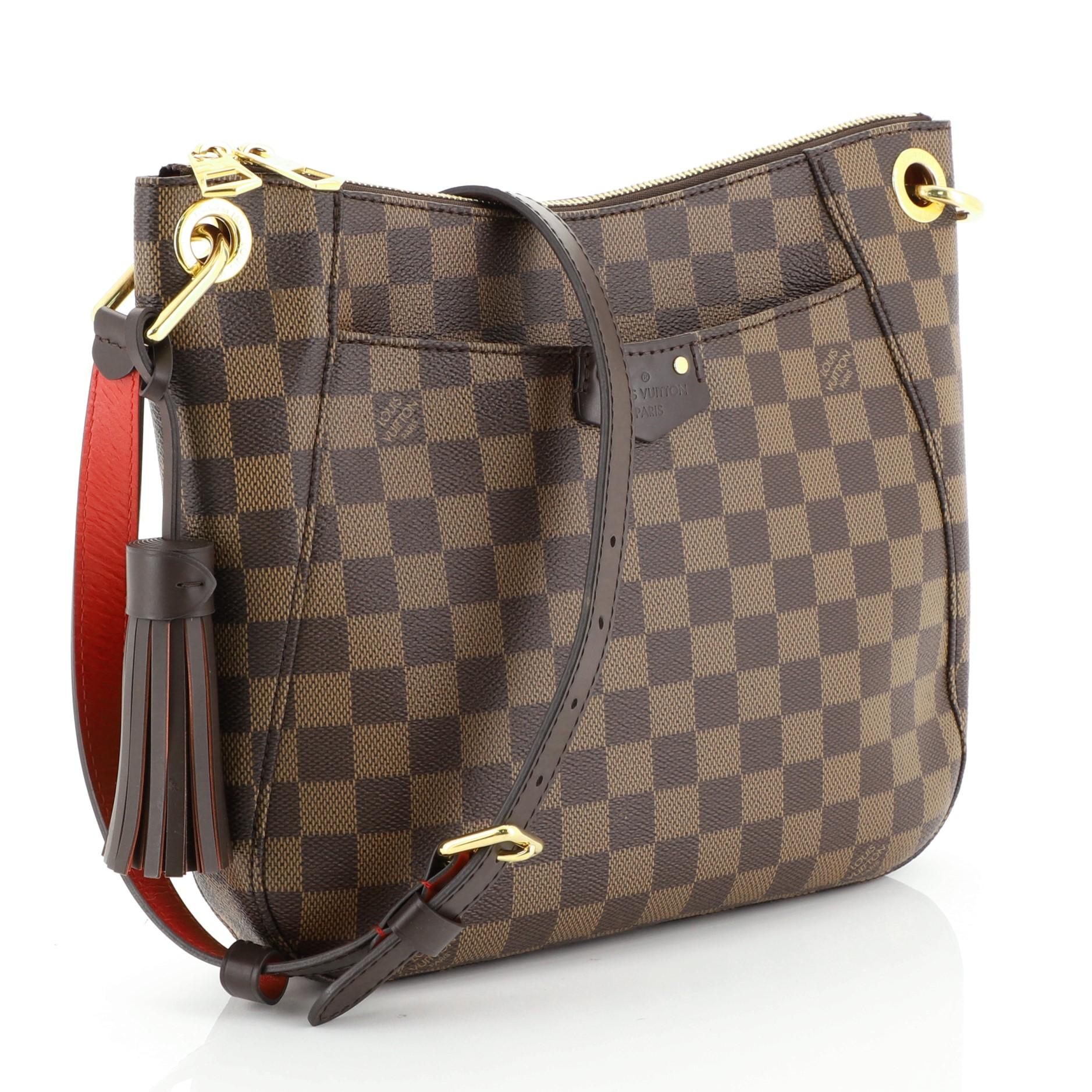 louis vuitton damier ebene south bank besace