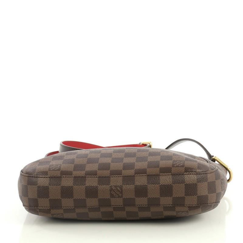 Black Louis Vuitton South Bank Besace Bag Damier