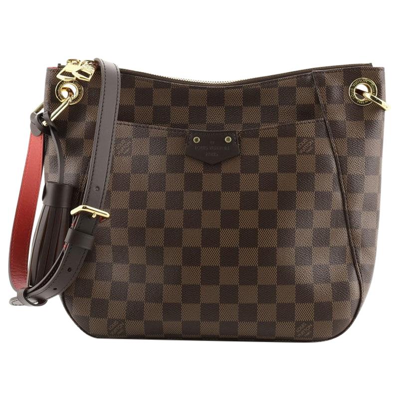 Louis Vuitton Saint Jacques Noir Zip Tote 232439 Black Leather Shoulder