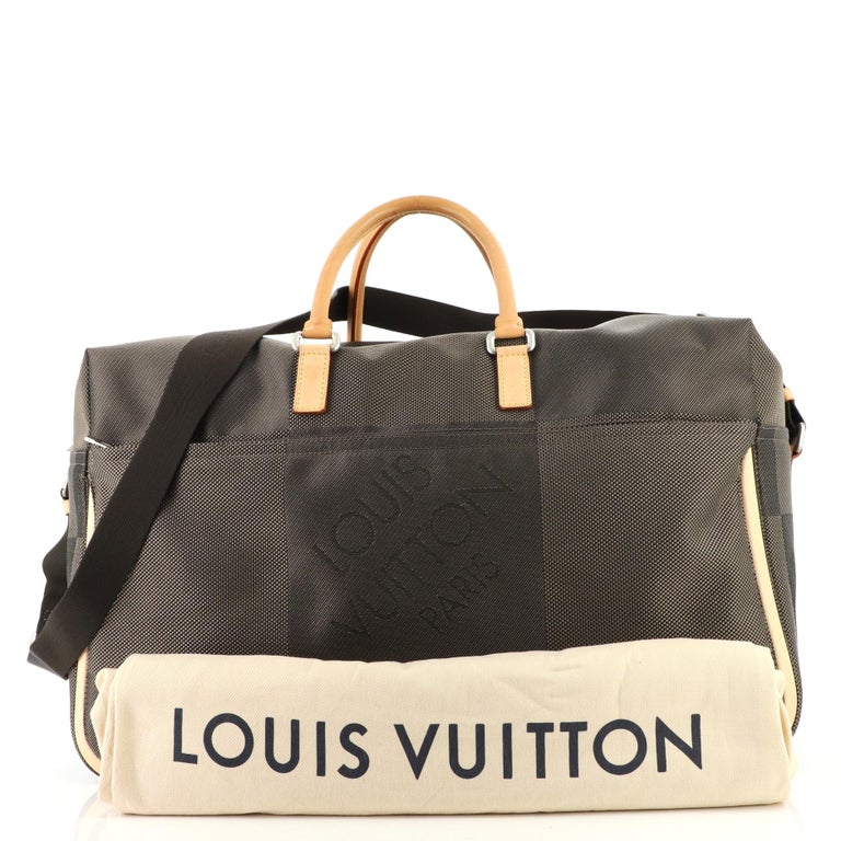 Louis Vuitton Black Canvas Geant Souverain Duffle Bag Louis Vuitton