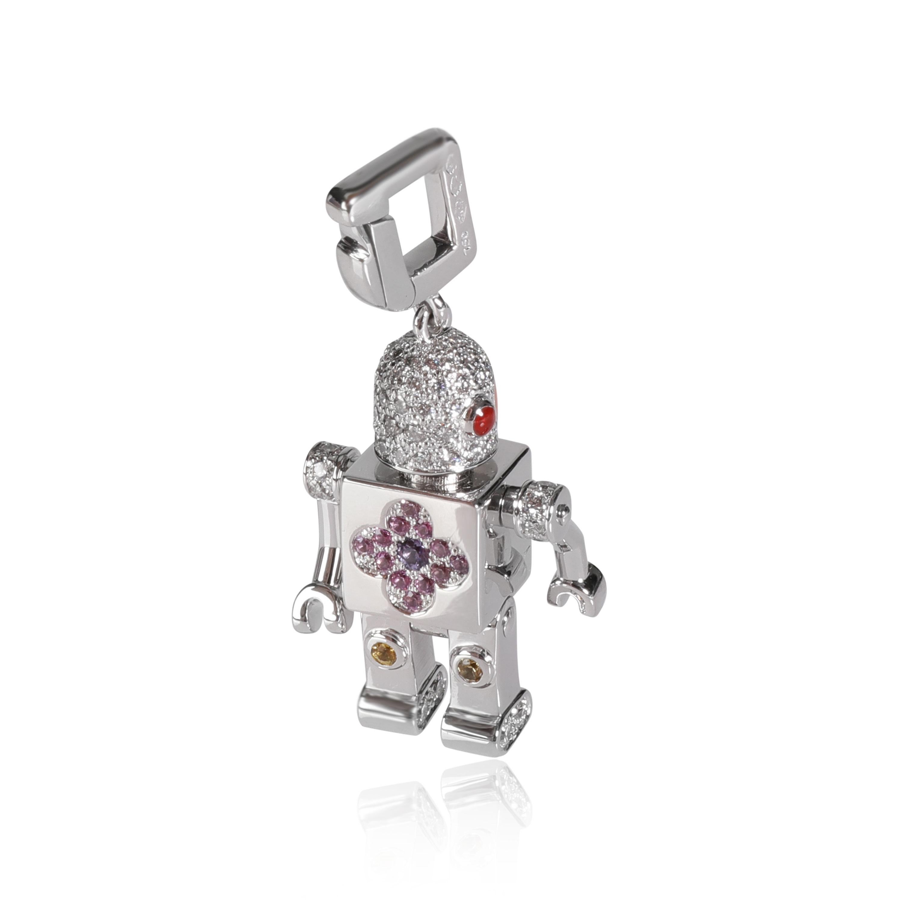 Louis Vuitton Spaceman Sapphire Diamond Charms in 18K White Gold 1.35 CTW

PRIMARY DETAILS
SKU: 114660
Listing Title: Louis Vuitton Spaceman Sapphire Diamond Charms in 18K White Gold 1.35 CTW
Condition Description: Retails for 17,900 USD. In