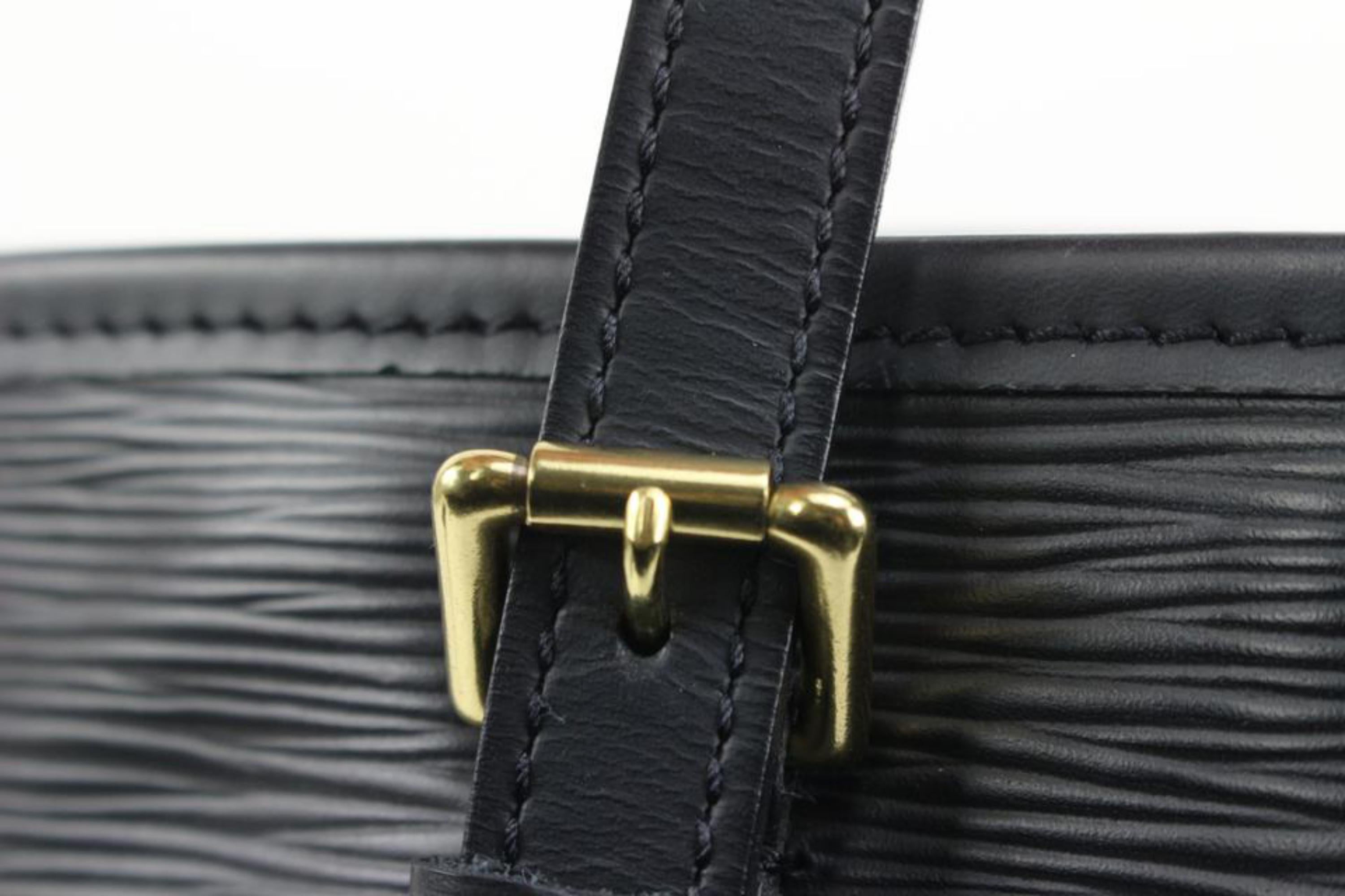 Louis Vuitton Special Order Black Epi Leather Marais Petite Bucket PM 75lv322s 6