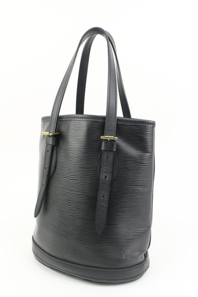 Louis Vuitton Special Order Black Epi Leather Marais Petite Bucket PM ...