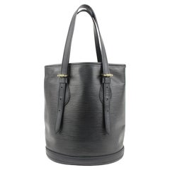 Louis Vuitton Special Order Black Epi Leather Marais Petite Bucket PM 75lv322s