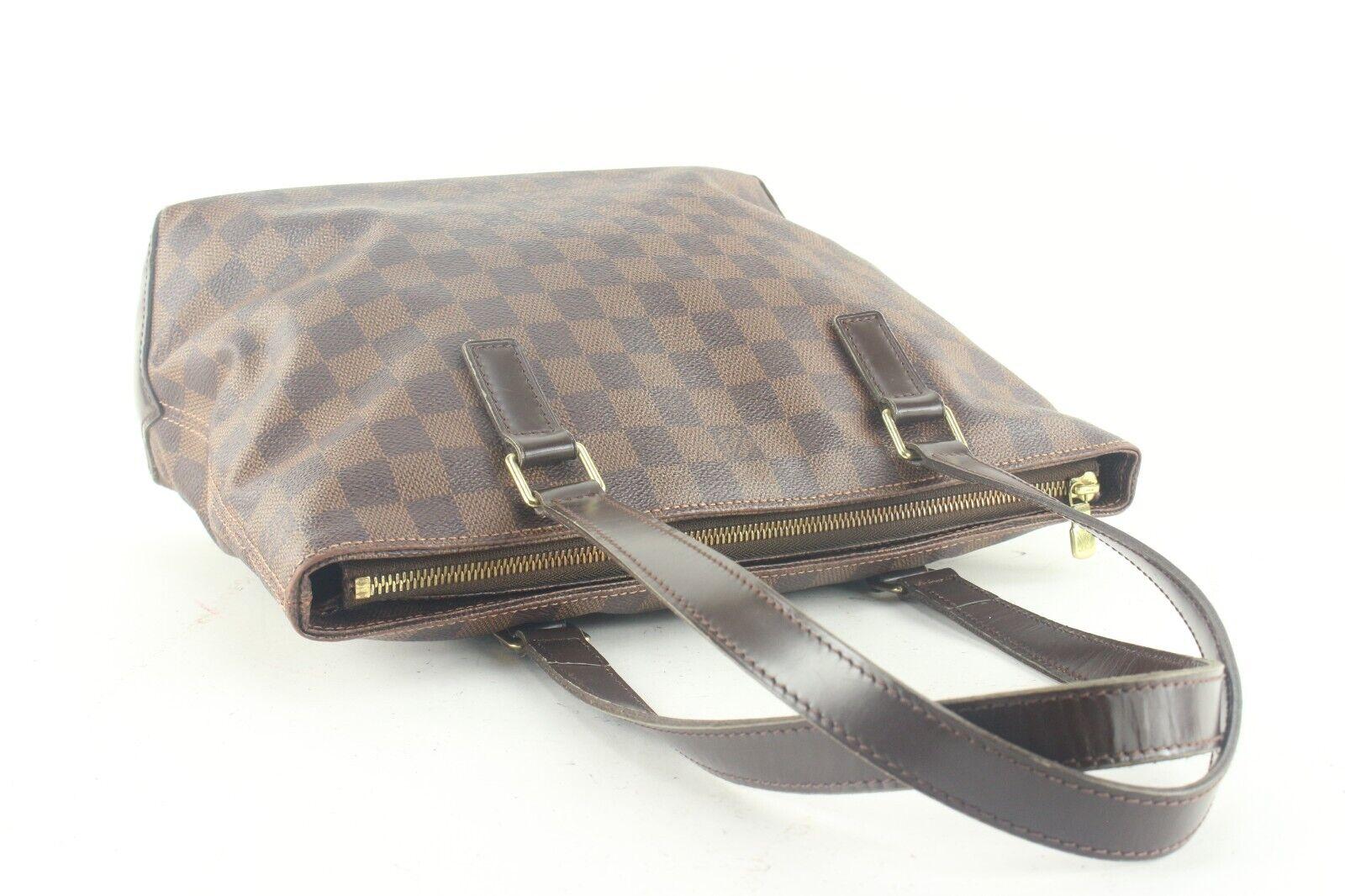 Louis Vuitton SPECIAL ORDER Damier Ebene Cabas Piano Zip Top Shoulder 2LV830K For Sale 1